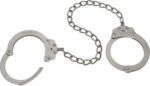 Peerless Handcuff Company Leg Iron Handcuff, Nickel Finish by Peerless Handcuffs