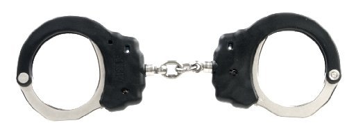 ASP Black Chain Handcuff with 2 Pawl Lockset (Blue-High Security) by ASP