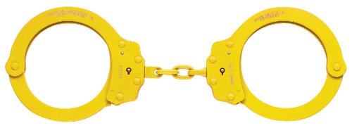 Peerless Handfessel Company, Oversize Kette Handfessel, Modell 7030 N, Oversize Kette Link Handfessel Gelb Yellow Finish