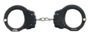 ASP Black Chain Handcuff with Aluminum Bow and 2 Pawl Lockset (Blue-High Security) by ASP