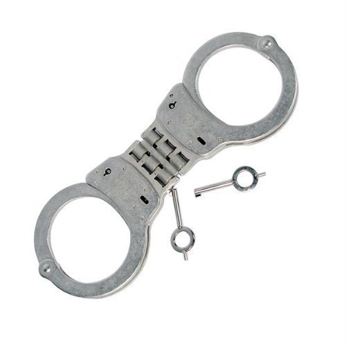 Smith & Wesson Model 300 Hinged Nickel Handcuffs