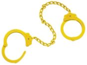 Peerless Handcuff Company 753B Leg Iron, Yellow by Peerless Handcuffs