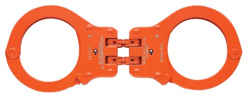 Peerless Handcuff Company, drehbare Handfessel, Modell 801 N, oranges Finish