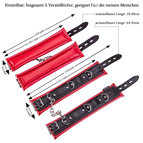 Bondage Set-Handschellen und Fußfesseln