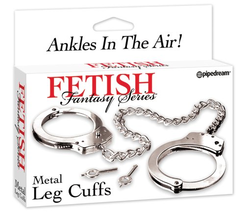 Pipedream – Fetish Fantasy – Metal Leg Cuffs, 1er Pack