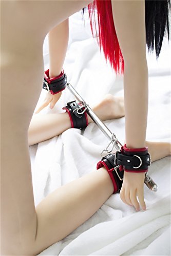 Handfesseln und Fußfesseln mit Spreizstange Verstellbare BDSM Bondage - 4