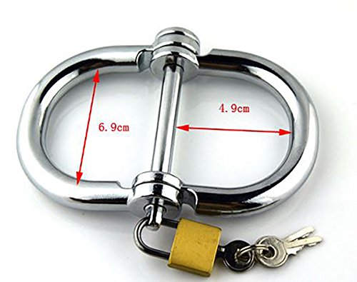 Handfesseln Handgelenkfesseln für SIE und IHN Hand Cuffs Wrist Cuffs Restraint hochglanzpoliert aus verchromten Stahl Größe L - BDSM Bondage SM - 3